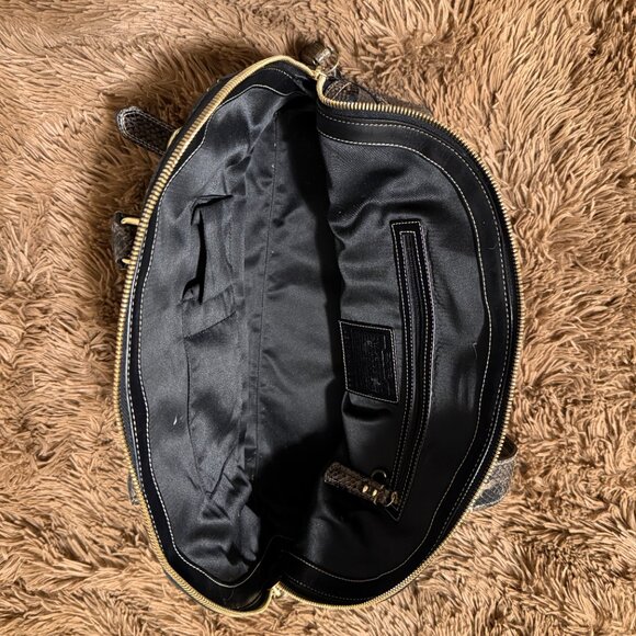 VTG COACH Limited Edition 1993 Hampton Miranda Python Satchel Handbag 11089 - Picture 5 of 6